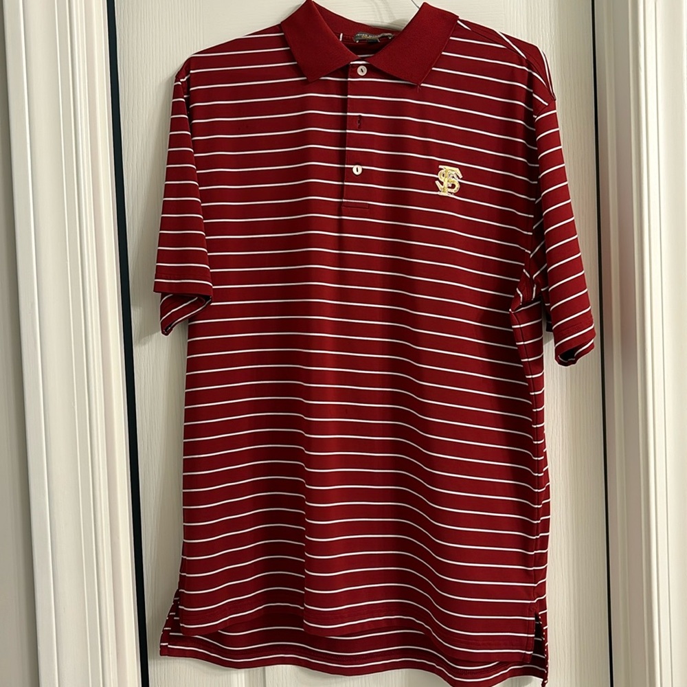 Men’s Large Peter Millar Summer Comfort FSU Florida State Polo